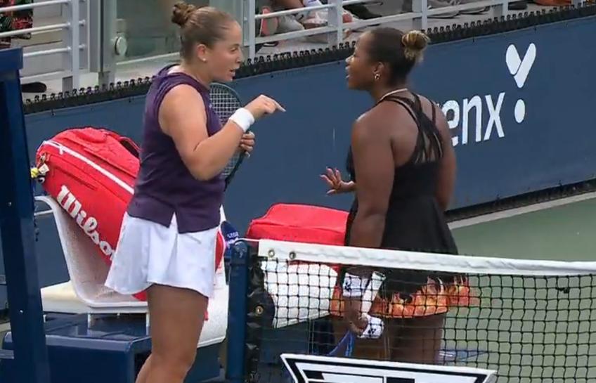 Altercație aprinsă la fileu între Ostapenko și Townsend