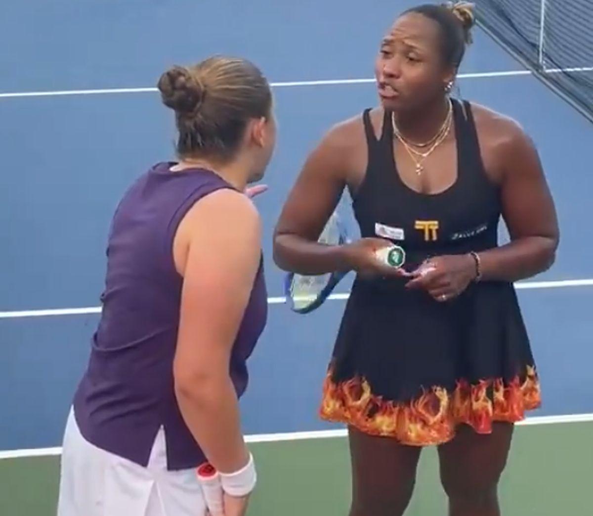 Ostapenko n-a acceptat victoria adversarei, Townsend n-a fost de acord cu reproșurile » Scene nedemne după meciul de la US Open