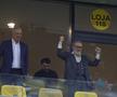 Ce a făcut Gigi Becali, la pauza partidei dintre FCSB și Aberdeen // foto: Ionuț Iordache