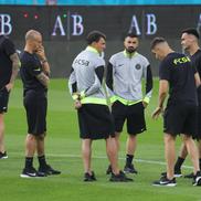 FCSB - Aberdeen, imagini de la încălzire. FOTO: Ionuț Iordache