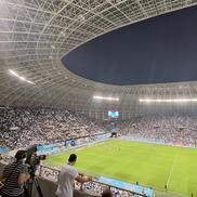 Suporterii oltenilor, coregrafie ȘOCANTĂ, înainte de Universitatea Craiova - Istanbul Bașakșehir: „F**k UEFA!”