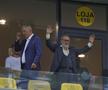 Ce a făcut Gigi Becali, la pauza partidei dintre FCSB și Aberdeen // foto: Ionuț Iordache
