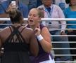 Altercație aprinsă la fileu între Ostapenko și Townsend
