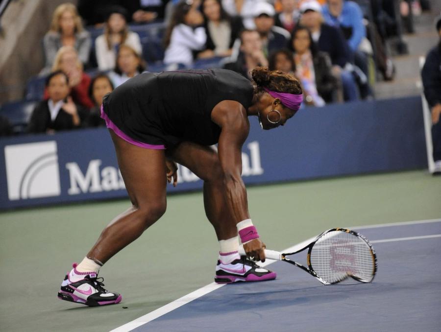 Serena Williams la US Open 2009 Foto: Imago Images Daniil Medvedev, amendat cu 42.500 de dolari după comportamentul deplasat în meciul din turul 1 la US Open
