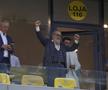 Ce a făcut Gigi Becali, la pauza partidei dintre FCSB și Aberdeen // foto: Ionuț Iordache