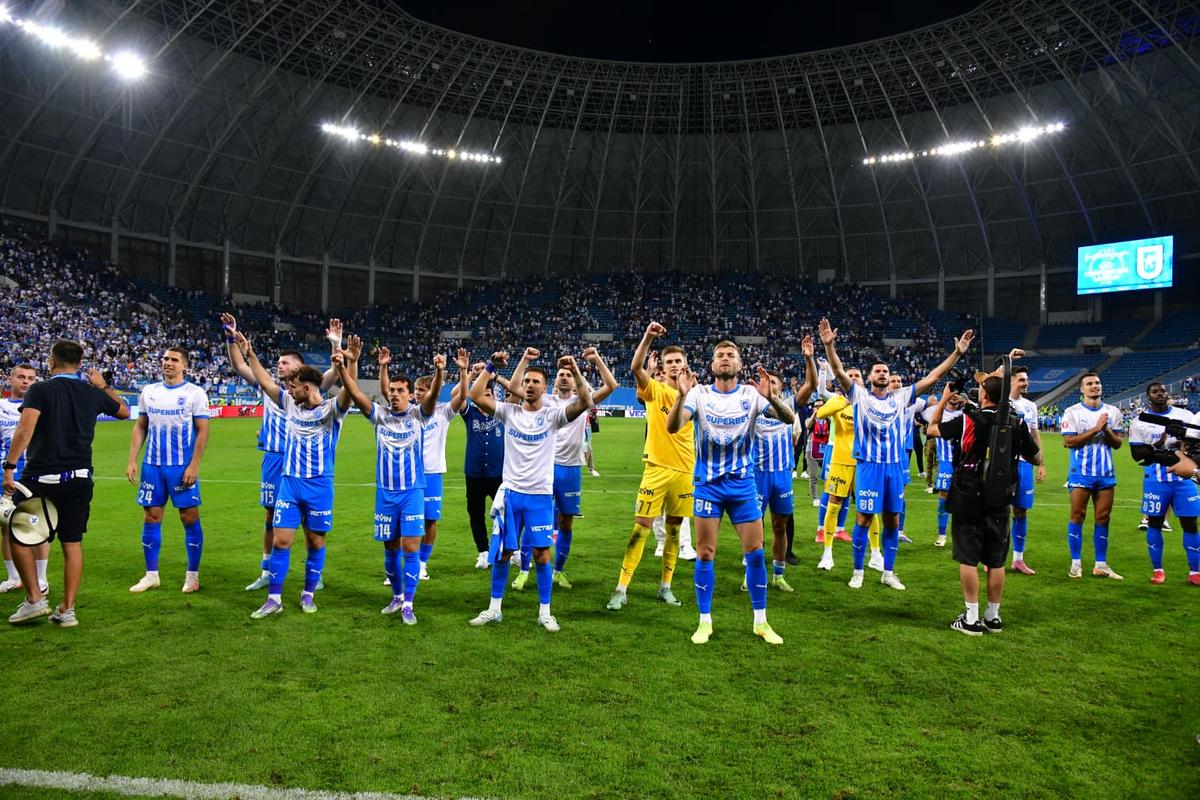 Cele mai tari imagini din seara europeană cu FCSB și Universitatea Craiova