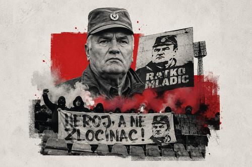 Povestea lui Ratko Mladic, personajul venerat de peluzele extremiste din Balcani. Fotomontaj GSP