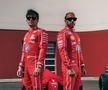 Costume și mașini speciale pentru piloții Ferrari la Marele Premiu al Italiei // FOTO: facebook @Scuderia Ferrari HP
