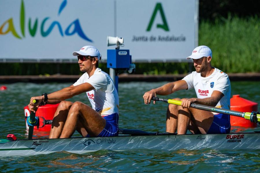 Florin Lehaci și Ștefan Berariu la CM 2026 Foto: FR Canotaj/Balint Czucz AUR pentru Adriana Adam și Simona Radiș, prima medalie a României la Campionatele Mondiale de la Amsterdam! + Berariu și Lehaci, locul 4