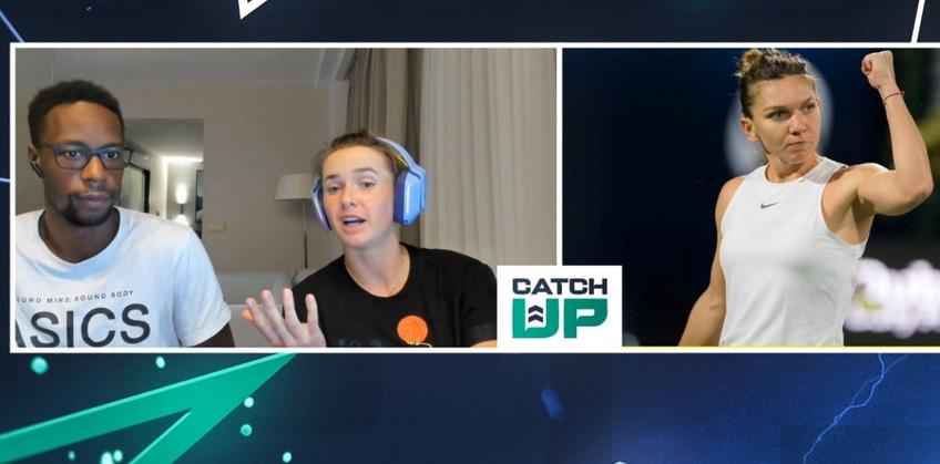 Gael și Elina discutând despre Simona Halep
