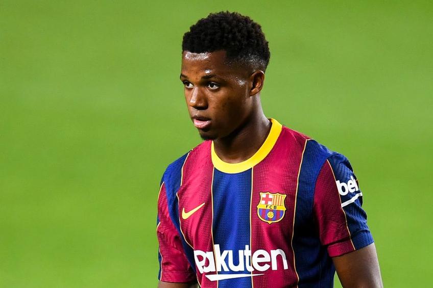 Ansu Fati, în Barcelona - Villarreal 4-0 // foto: Guliver/gettyimages