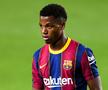 Ansu Fati, în Barcelona - Villarreal 4-0 // foto: Guliver/gettyimages