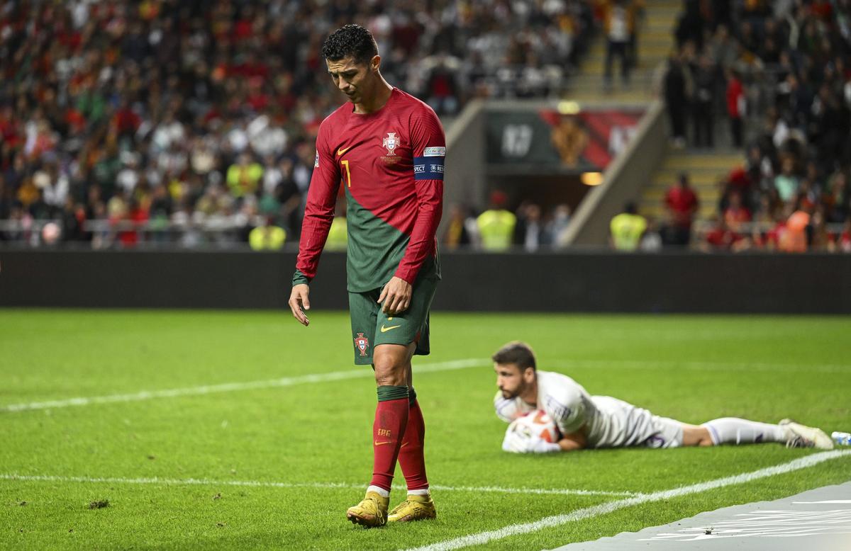 Cristiano Ronaldo, frustrat după înfrângerea cu Spania » Gest la nervi făcut la final