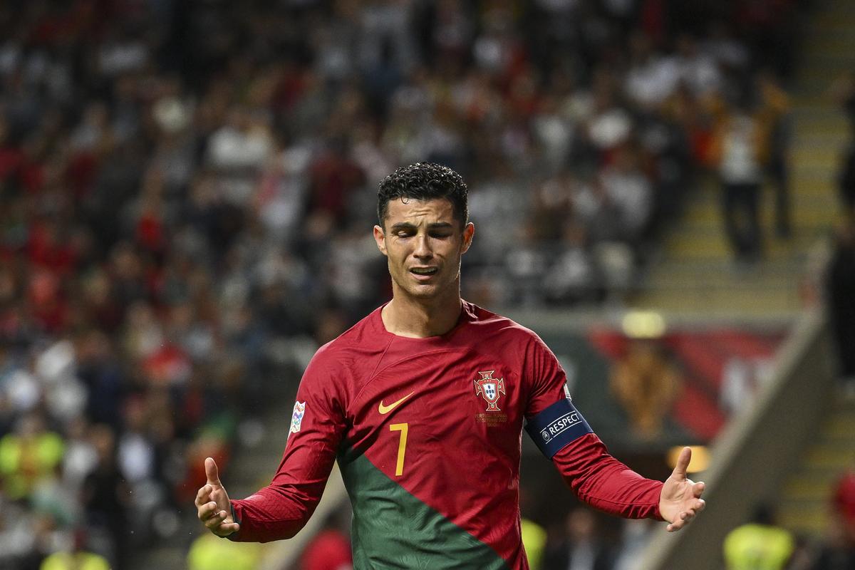 Cristiano Ronaldo, frustrat după înfrângerea cu Spania » Gest la nervi făcut la final