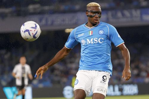 Victor Osimhen este cel mai scump tansfer din istoria lui Napoli // Foto: Imago