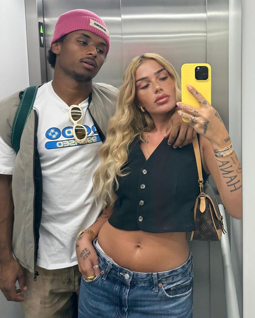 Karim Adeyemi și iubita lui, Loredana (foto: instagram)