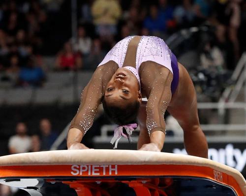 Simone Biles la sărituri FOTO Imago Images
