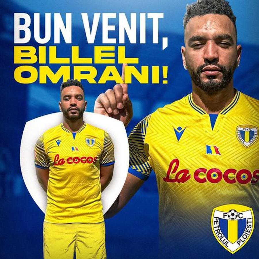 FOTO: Facebook @Petrolul Ploiești Omrani, anunțat oficial la Petrolul » A luat „tricoul lui Budescu”
