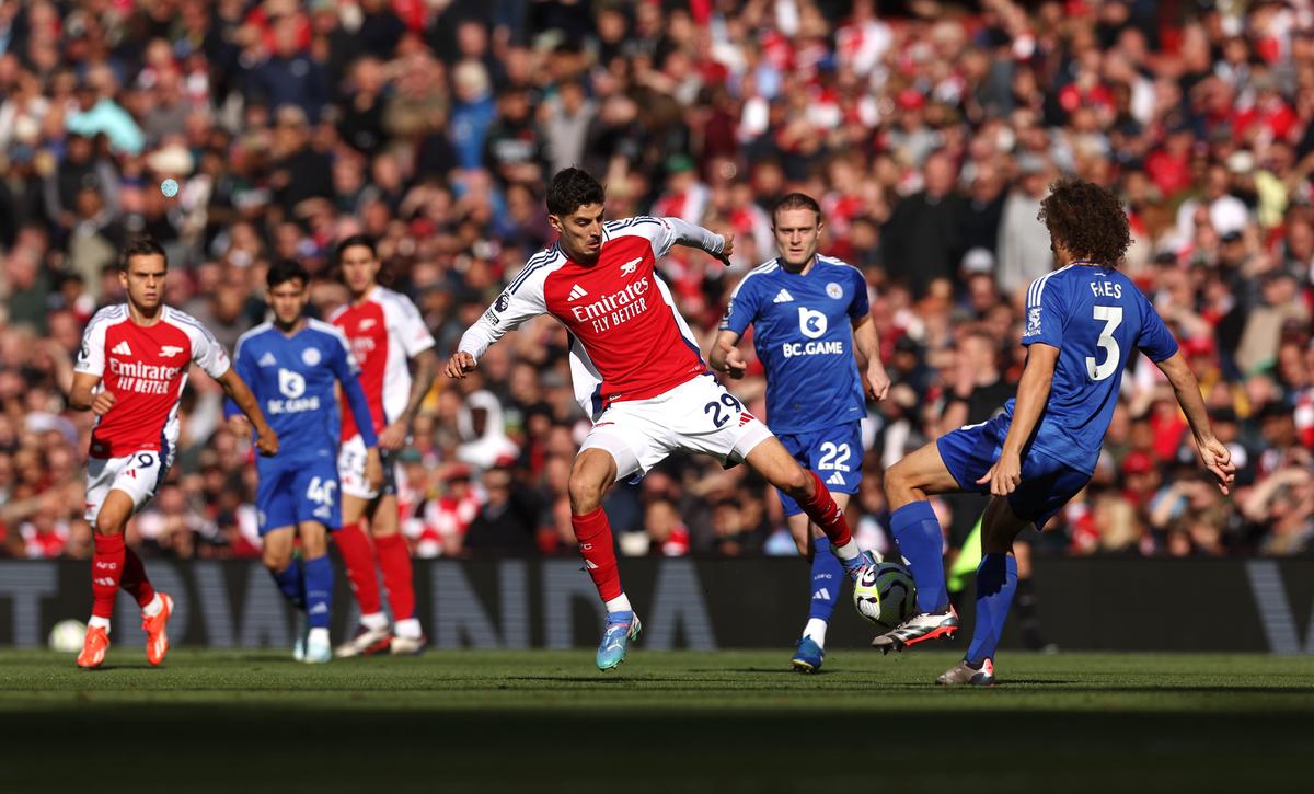 Arsenal - Leicester 4-2 » „Tunarii” dau lovitura în prelungiri și o egalează pe City la numărul de puncte