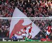 Arsenal - Leicester 4-2 » „Tunarii” dau lovitura în prelungiri și o egalează pe City la numărul de puncte