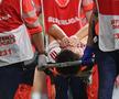 Cristian Chira s-a accidentat în Rapid - Oțelul