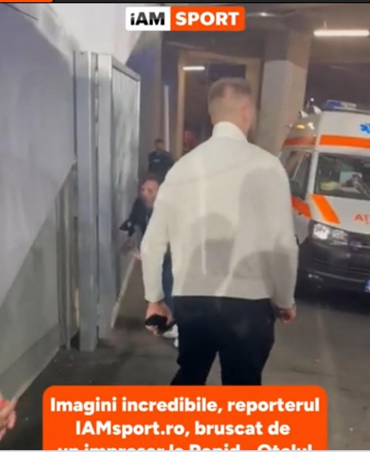 Gest HULIGANIC în Giulești » Atac îngrozitor la adresa siguranței presei! Jurnalist bruscat de un impresar care purta o legitimație a clubului din Superligă: „Dormiți!”