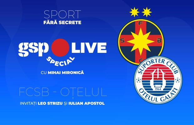 FCSB - Oțelul » Roș-albaștrii caută victoria în campionat, după o pauză de mai bine de două luni! Comentăm la GSP Live Special