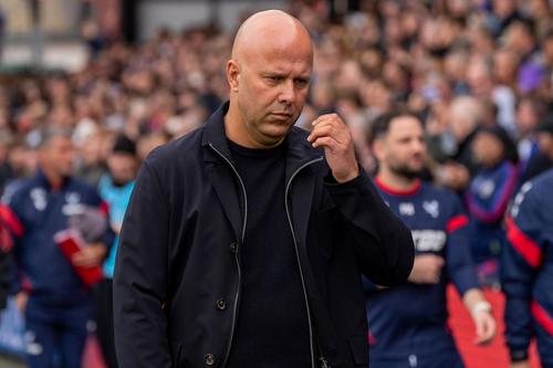 Arne Slot, deceționat. Liverpool tocmai a încasat prima înfrângere a sezonului / Foto: Imago