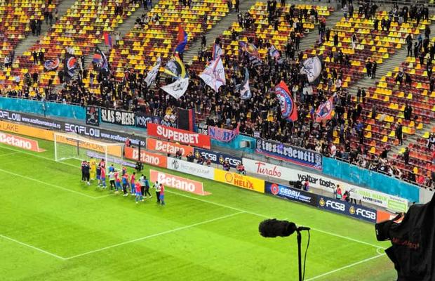 Ce s-a întâmplat pe gazon după FCSB - Oțelul » Scandarea favorită a Peluzei Nord pe Arena Națională