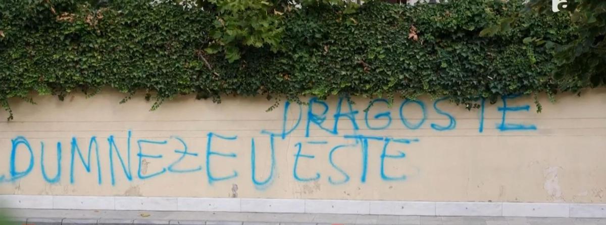 Palatul lui Gigi Becali, vandalizat