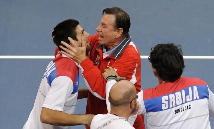 Novak Djokovic și Nikola Pilic/Foto: Instagram
