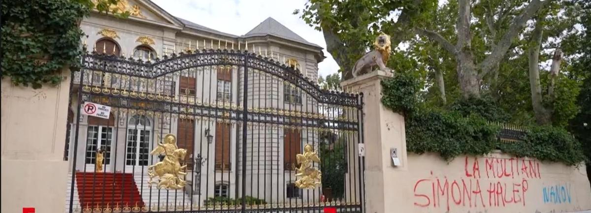 Palatul lui Gigi Becali, vandalizat