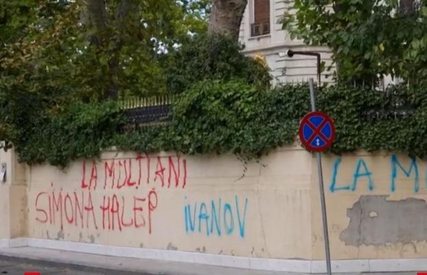 Palatul lui Gigi Becali a fost vandalizat: „Să vină Poliția!” » Făptașul a fost prins și amendat!
