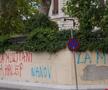 Palatul lui Gigi Becali a fost vandalizat