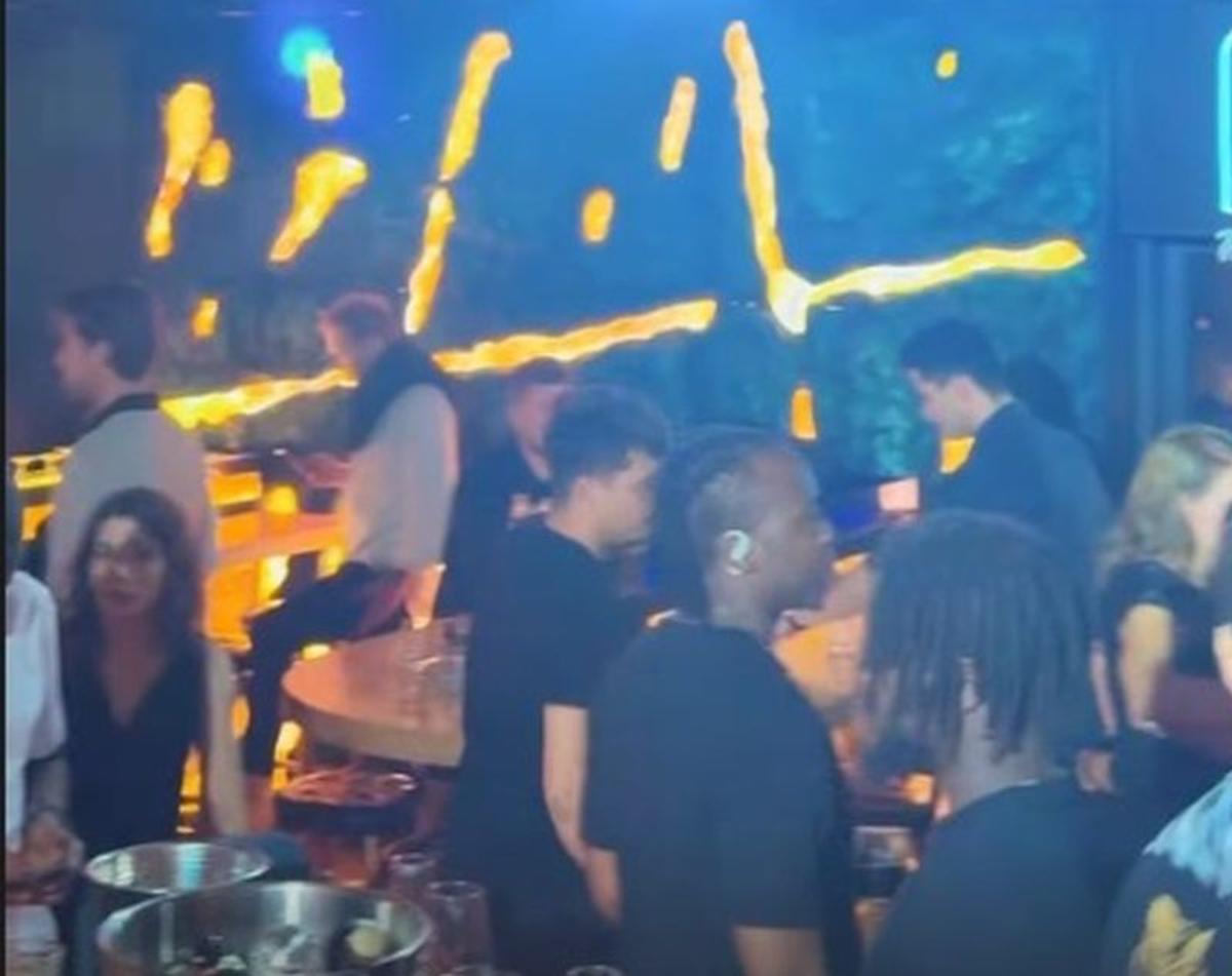 Dinamoviștii și oltenii, distracție în club