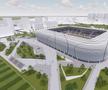 Așa va arăta noul stadion al Corvinului Hunedoara // foto: facebook @FC Corvinul 1921 Hunedoara