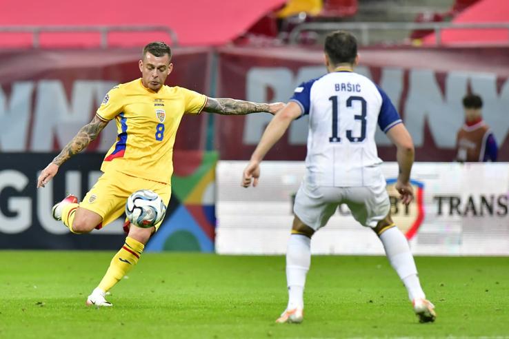 Alexandru Cicâldău, la România - Bosnia/ foto: Cristi Preda (GSP)
