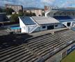 Așa arată stadionul Corvinului Hunedoara înainte de demolare // foto: facebook @FC Corvinul 1921 Hunedoara