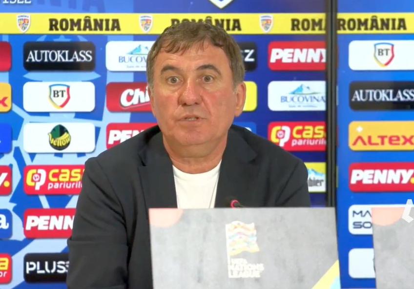 Gheorghe Hagi, la conferința de presă