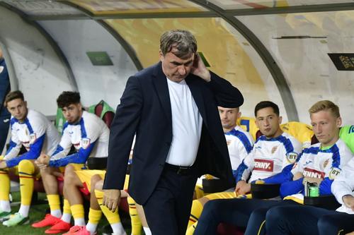 Și Gheorghe Hagi a greșit în România - Bosnia 2-4. Foto: Ionuț Iordache, GSP.