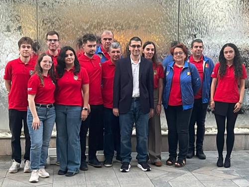 Delegația României la Olimpiada de Șah  din Uzbekistan // Foto: Federația Română de Șah