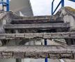 Așa arată stadionul Corvinului Hunedoara înainte de demolare // foto: facebook @FC Corvinul 1921 Hunedoara