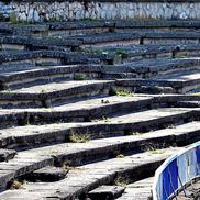 Așa arată stadionul Corvinului Hunedoara înainte de demolare // foto: facebook @FC Corvinul 1921 Hunedoara