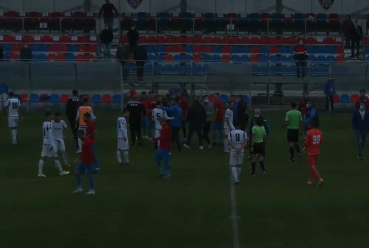 VIDEO + FOTO CSA Steaua, victorie umbrită de scandal! Daniel Oprița, în centrul evenimentelor: „Un copil de la ei ne-a înjurat, îmi cer scuze că am avut ieșirea asta”