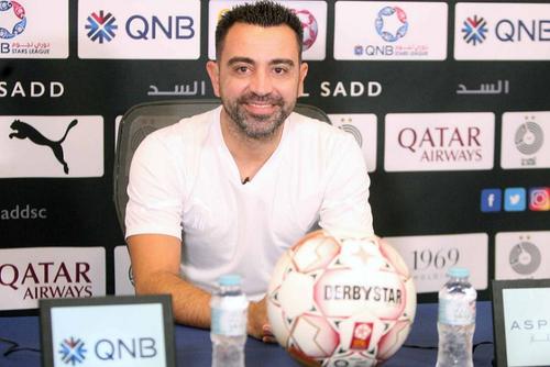 Xavi e în pole-position pentru a prelua Barcelona / foto: Twitter Al Sadd