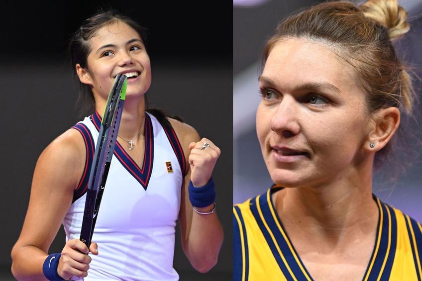 Emma Răducanu și Simona Halep