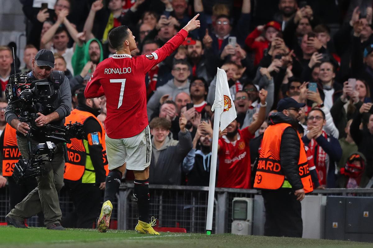 Descătușarea lui Cristiano Ronaldo » Cum a sărbătorit primul gol după revenirea în lotul lui Manchester United