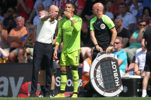 Relația dintre Ten Hag și Cristiano e tot mai tensionată (foto: Guliver/Getty Images)