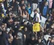 Bătaie cu scaune, steaguri și jandarm rănit în Petrolul - FCSB