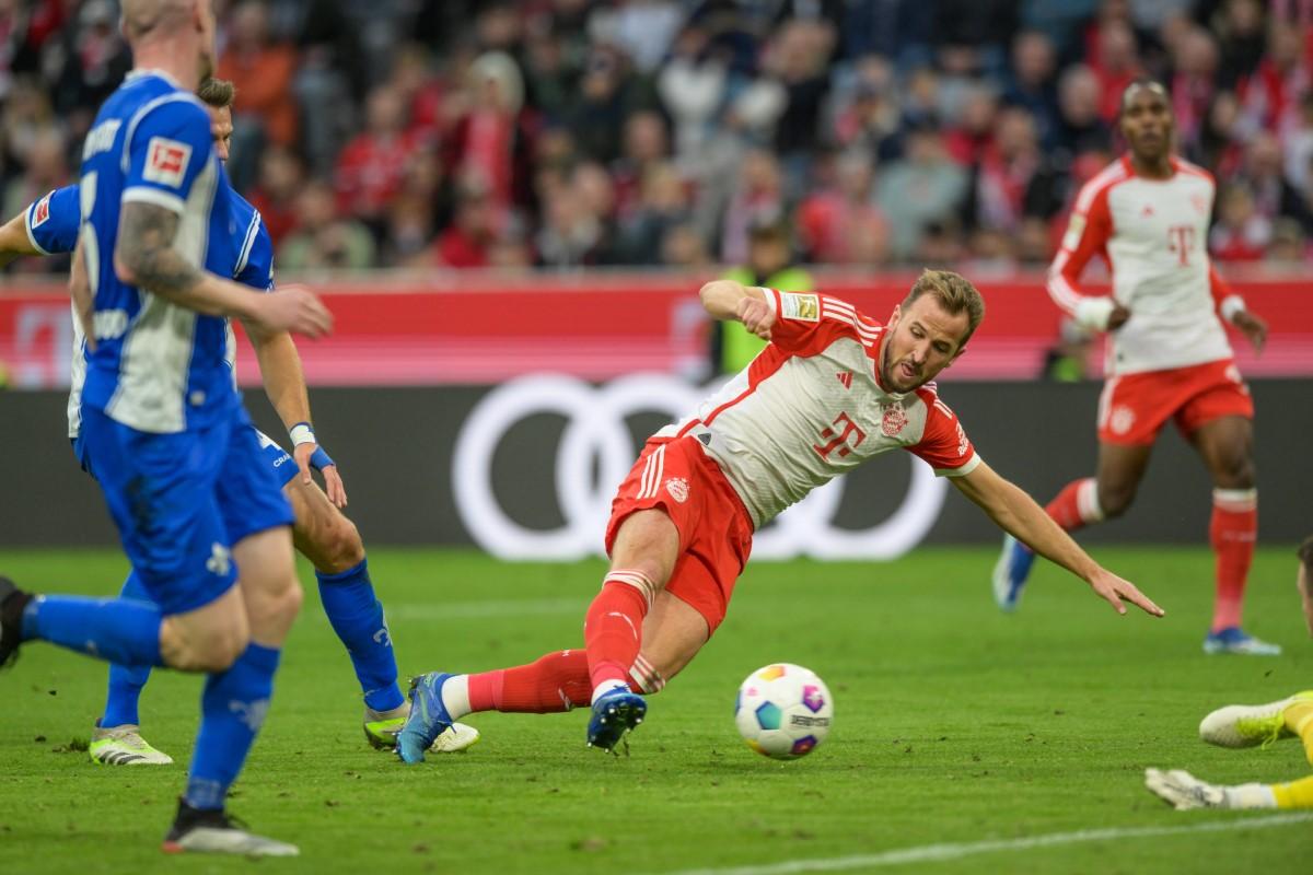 Scor halucinant în Bayern - Darmstadt » La pauză era 0-0, iar campioana Bundesligii a jucat în „10” din minutul 4 + Kane, gol fenomenal de la 50 de metri